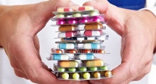 Medications for low back osteochondrosis