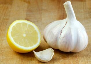 Lemon and garlic infusion